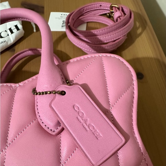 🥰 Coach Bow Bag With Quilting - Picture 8 of 13